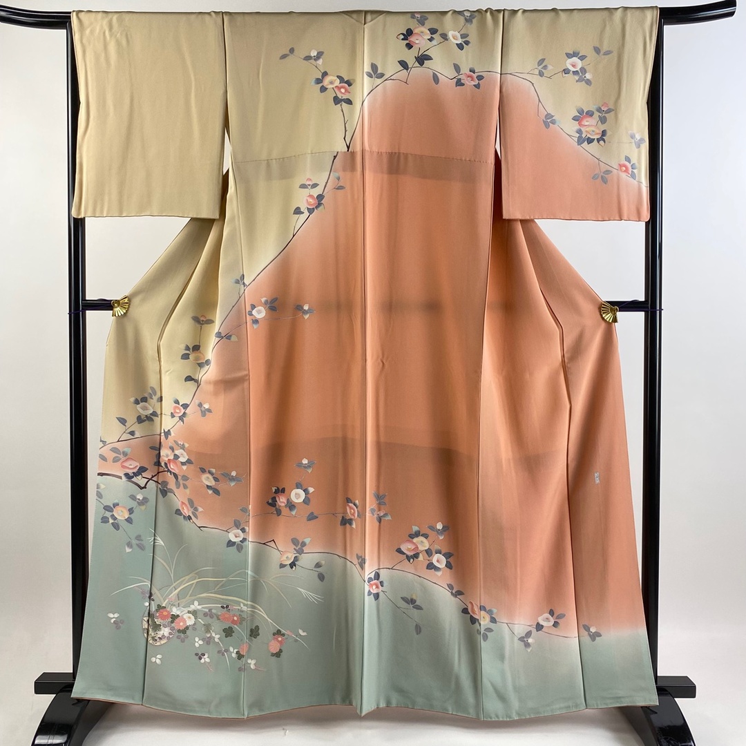 訪問着 身丈162cm 裄丈66.5cm 正絹 美品 秀品 【中古】 レディースの水着/浴衣(着物)の商品写真