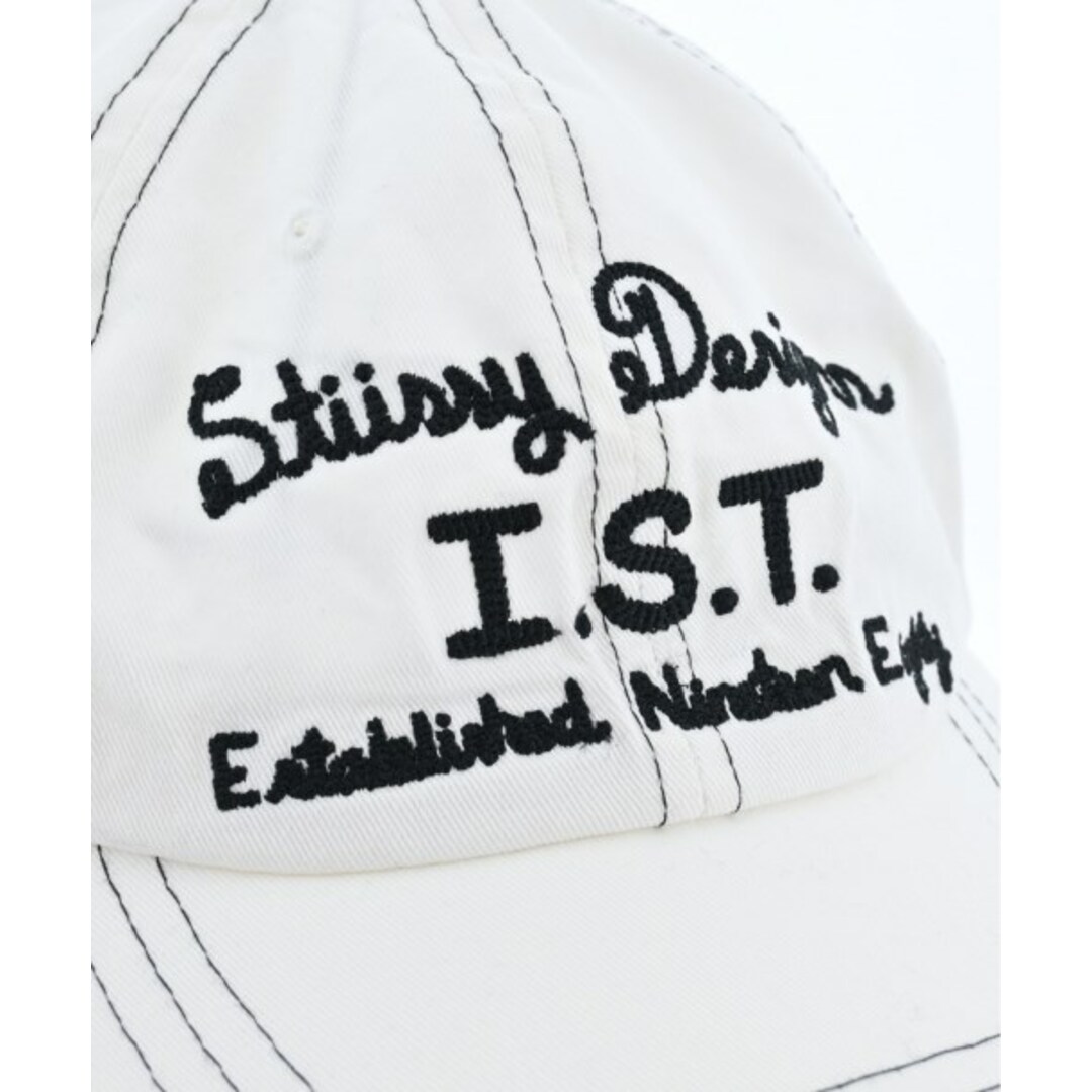 STUSSY(ステューシー)のSTUSSY ステューシー キャップ OS 白 【古着】【中古】 メンズの帽子(キャップ)の商品写真