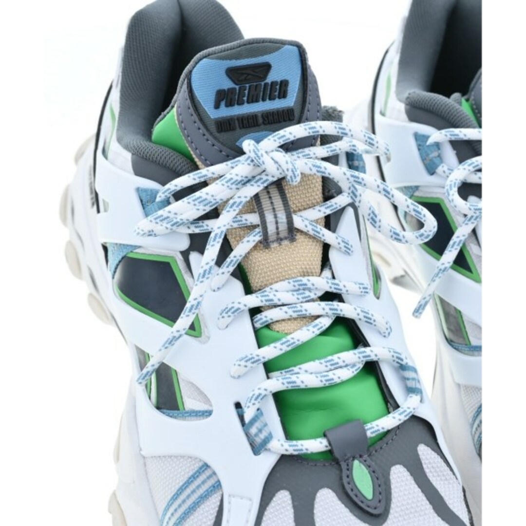 Reebok(リーボック)のReebok リーボック スニーカー 28.5cm 白xグレーx緑 【古着】【中古】 メンズの靴/シューズ(スニーカー)の商品写真