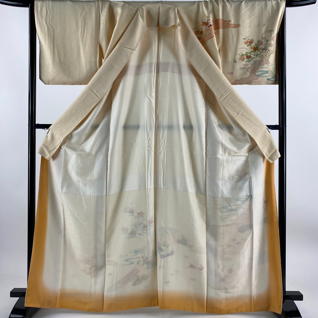 訪問着 身丈164.5cm 裄丈68cm L 正絹 逸品【中古】 レディースの水着/浴衣(着物)の商品写真