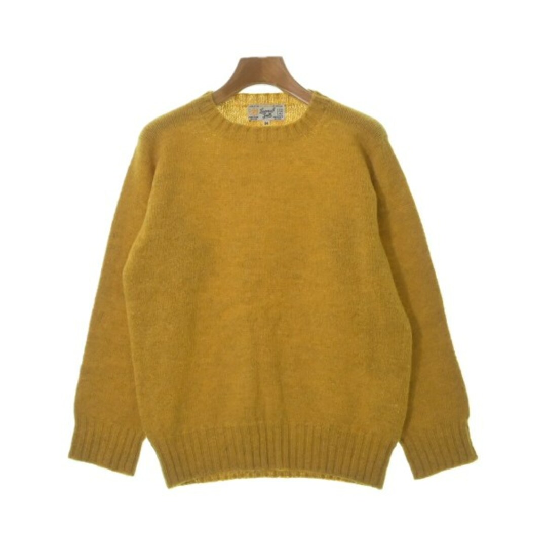 LAURENCE J.SMITH ニット・セーター 34(XS位) 黄 【古着】【中古】 LAURENCE J.SMITH ニット・セーター 34(XS位) 黄 【古着】【中古】