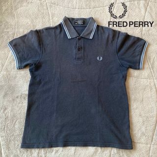 フレッドペリー(FRED PERRY)のFRED PERRY イングランド製 半袖 鹿の子ポロシャツ ネイビー(ポロシャツ)