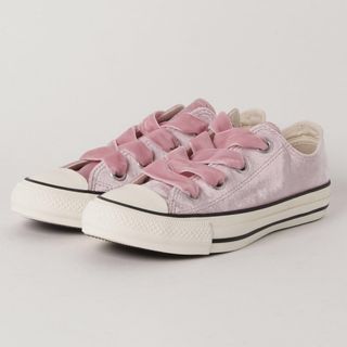 コンバース(CONVERSE)のベロアピンク CONVERSE(スニーカー)