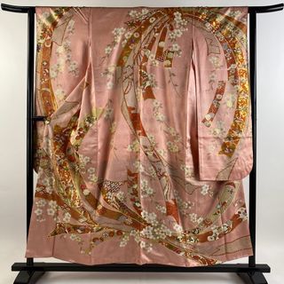 振袖 身丈153cm 裄丈63.5cm 正絹 名品 【中古】