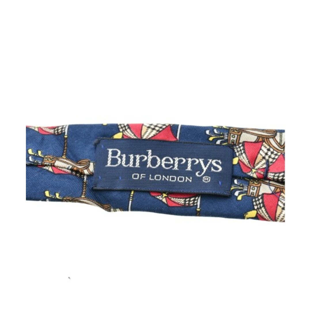 BURBERRY(バーバリー)のBURBERRY バーバリー ネクタイ - 紺x赤x茶等(総柄) 【古着】【中古】 メンズのファッション小物(ネクタイ)の商品写真