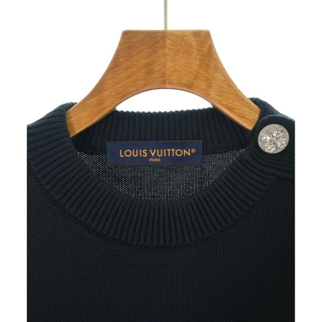 LOUIS VUITTON(ルイヴィトン)のLOUIS VUITTON ルイヴィトン ニット・セーター S 紺 【古着】【中古】 メンズのトップス(ニット/セーター)の商品写真
