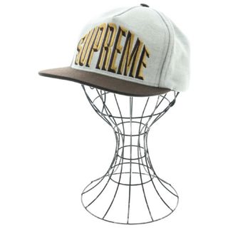 シュプリーム(Supreme)のSupreme シュプリーム キャップ - グレーx茶 【古着】【中古】(キャップ)