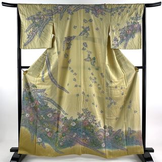 訪問着 身丈163cm 裄丈66cm 正絹 名品 【中古】(着物)