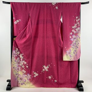 振袖 身丈170cm 裄丈67.5cm 正絹 美品 名品 【中古】(着物)