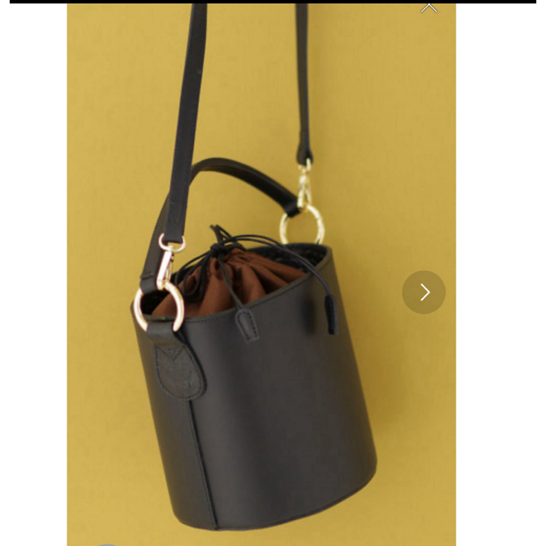 BEAUTY&YOUTH UNITED ARROWS(ビューティアンドユースユナイテッドアローズ)のMARCOBIANCHINI 型押しコンビバケツショルダーバッグ レディースのバッグ(ハンドバッグ)の商品写真