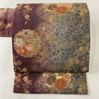 名古屋帯 美品 優品 正絹 【中古】(帯)