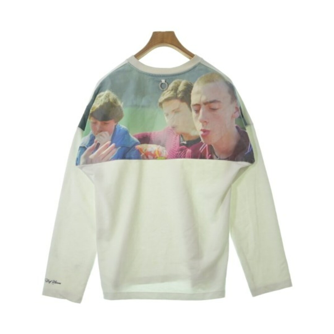 RAF SIMONS(ラフシモンズ)のRAF SIMONS ラフシモンズ Tシャツ・カットソー S 白x緑xピンク等 【古着】【中古】 メンズのトップス(Tシャツ/カットソー(半袖/袖なし))の商品写真