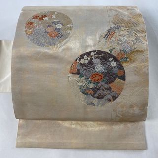 名古屋帯 美品 優品 正絹 【中古】(帯)