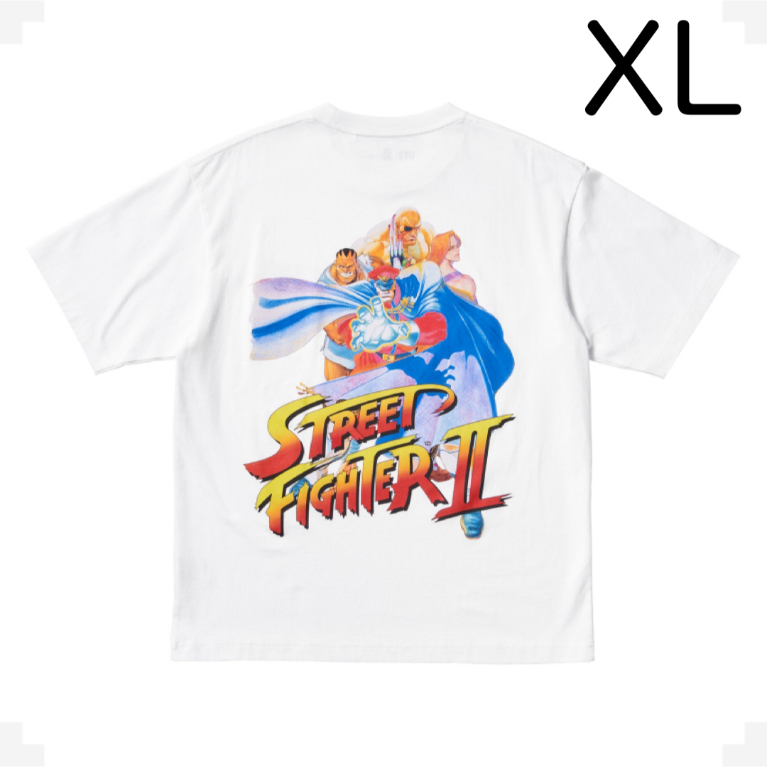 カプコン UT ユニクロ コラボ ストリートファイターII Tシャツ XL LL メンズのトップス(Tシャツ/カットソー(半袖/袖なし))の商品写真