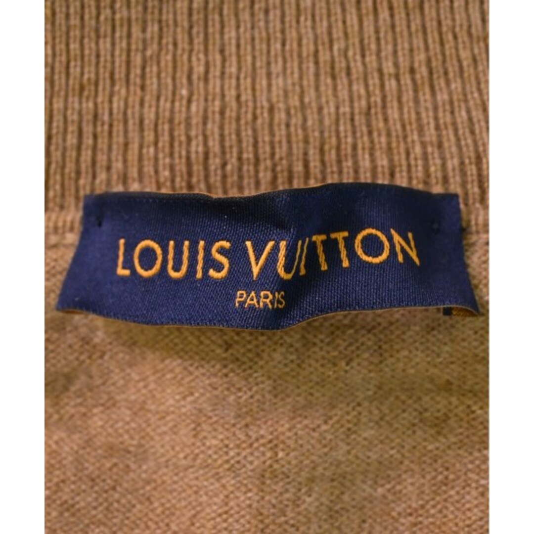 LOUIS VUITTON(ルイヴィトン)のLOUIS VUITTON ルイヴィトン ニット・セーター S ベージュ 【古着】【中古】 メンズのトップス(ニット/セーター)の商品写真