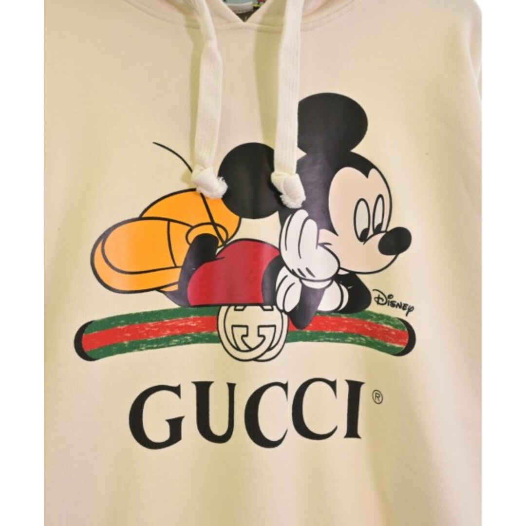 Gucci(グッチ)のGUCCI グッチ パーカー M 白 【古着】【中古】 メンズのトップス(パーカー)の商品写真