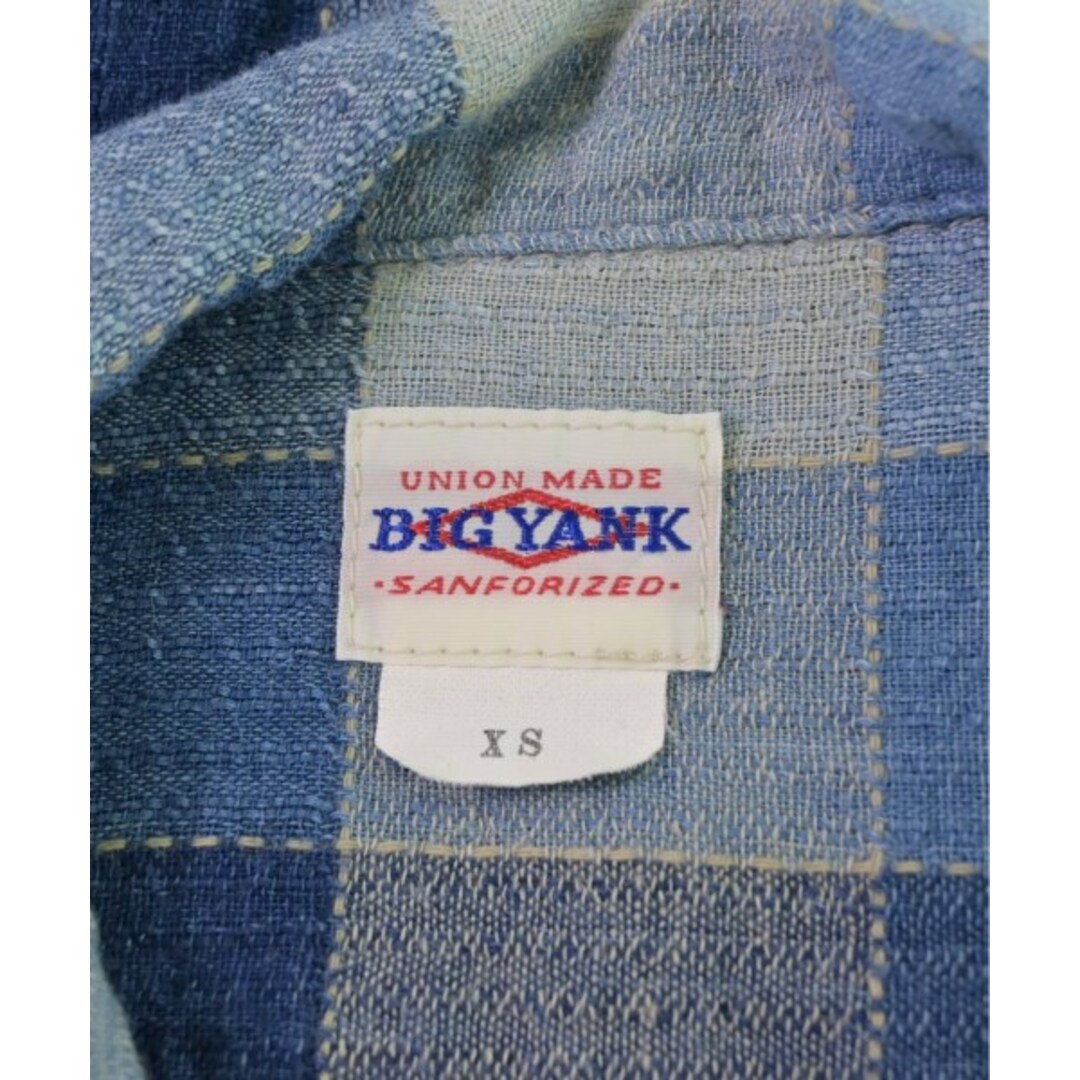 BIG YANK(ビッグヤンク)のBIG YANK ビッグヤンク カジュアルシャツ XS 青系(チェック) 【古着】【中古】 メンズのトップス(シャツ)の商品写真