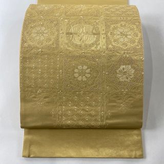 袋帯 美品 秀品 お太鼓柄 正絹 【中古】(帯)