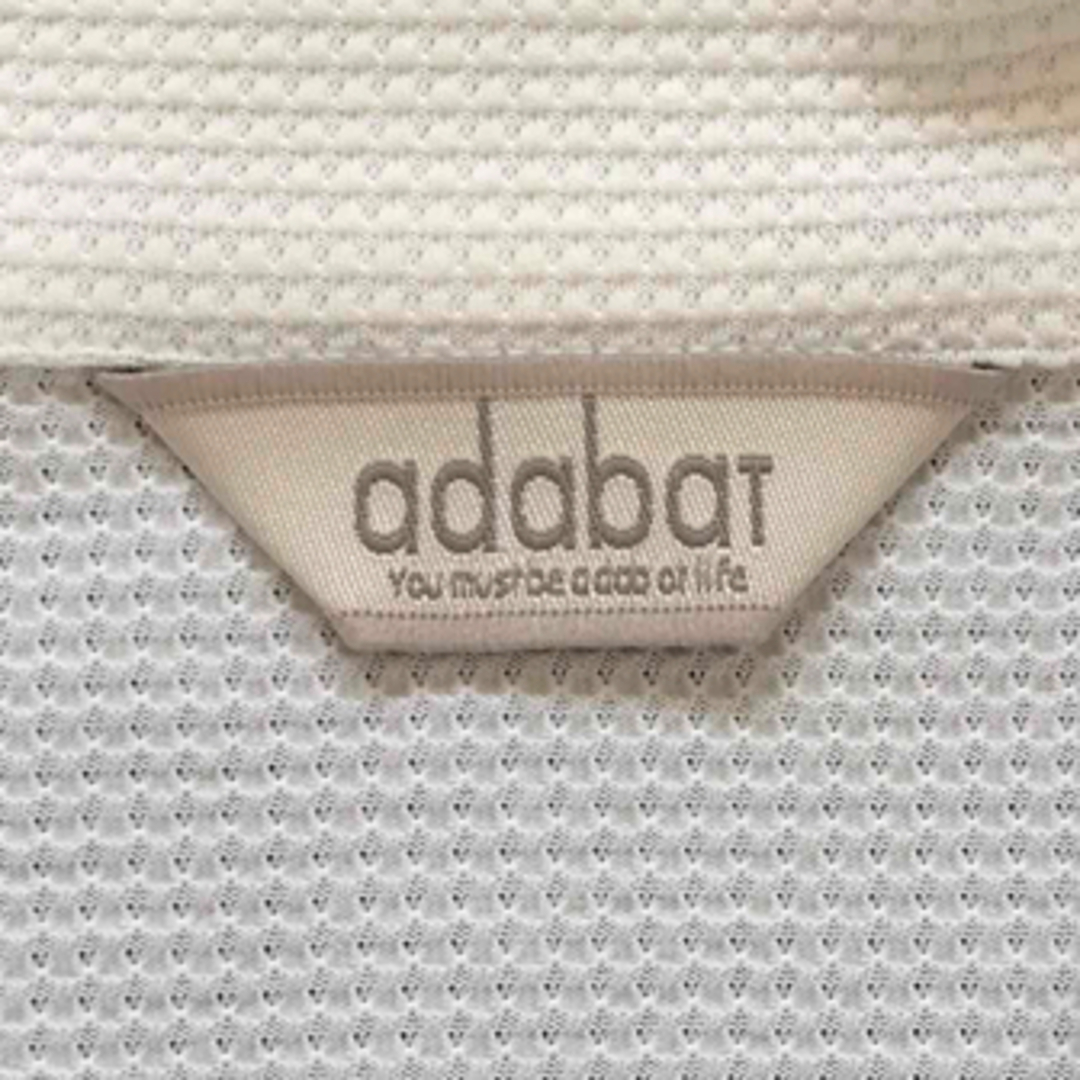 adabat(アダバット)のアダバット❣️ゴルフ　ジップアップジャケット　犬ロゴワッペン　薄手 スポーツ/アウトドアのゴルフ(ウエア)の商品写真