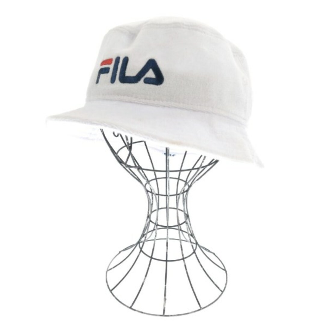 FILA(フィラ)のFILA フィラ ハット 58 白 【古着】【中古】 レディースの帽子(ハット)の商品写真