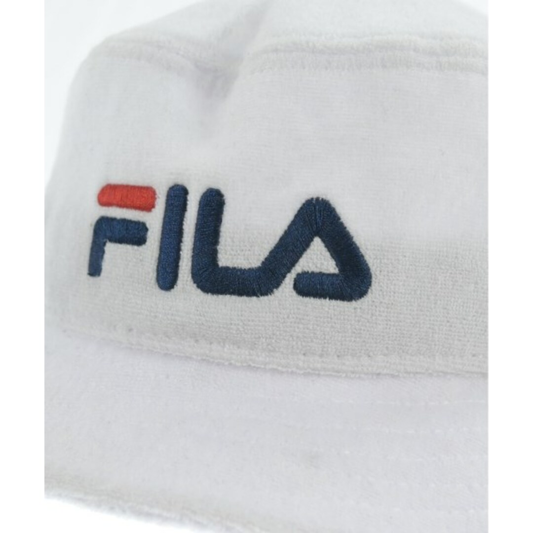 FILA(フィラ)のFILA フィラ ハット 58 白 【古着】【中古】 レディースの帽子(ハット)の商品写真