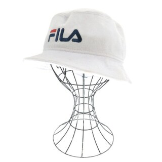 FILA - FILA フィラ ハット 58 白 【古着】【中古】