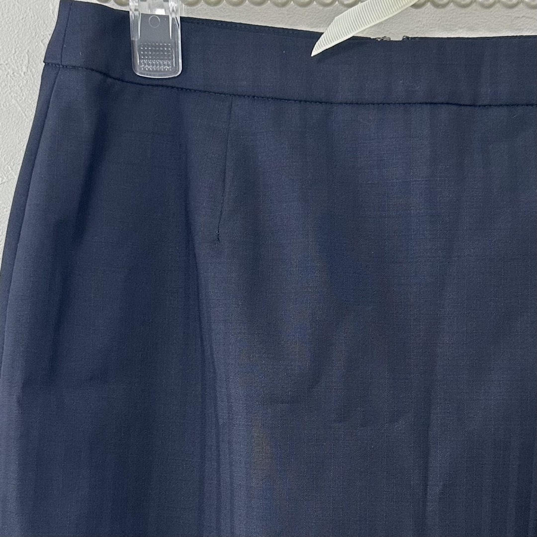 Demi-Luxe BEAMS(デミルクスビームス)の【デミルクスビームス】ミディ丈タイトスカート　ネイビー　ウール混　日本製　38 レディースのスカート(ひざ丈スカート)の商品写真