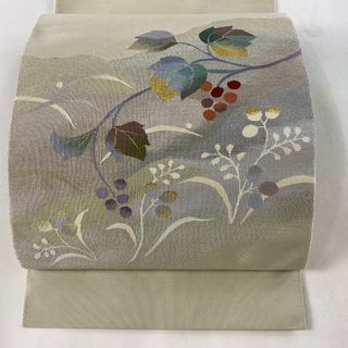 名古屋帯 美品 秀品 正絹 【中古】(帯)