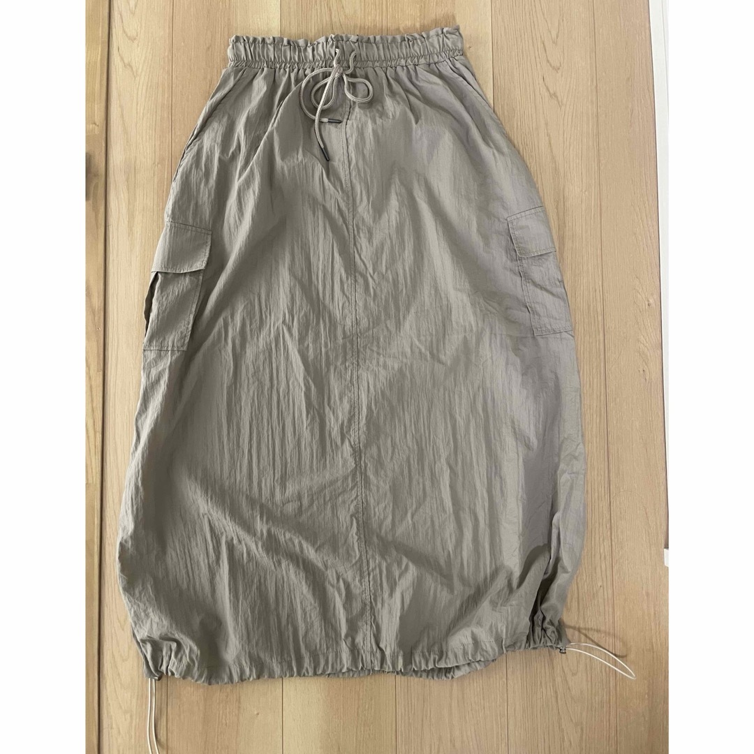 しまむら(シマムラ)のナイロン カーゴスカート レディースのスカート(ロングスカート)の商品写真