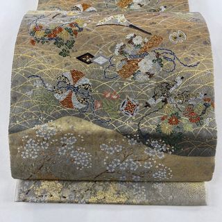 袋帯 美品 秀品 六通 正絹 【中古】(帯)