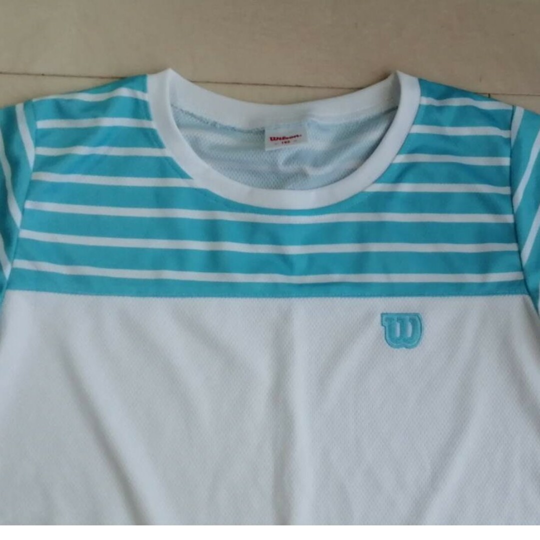 wilson(ウィルソン)のウィルソン  トレーニング TシャツWJ6065 ホワイトサックス 160サイ レディースのトップス(Tシャツ(半袖/袖なし))の商品写真