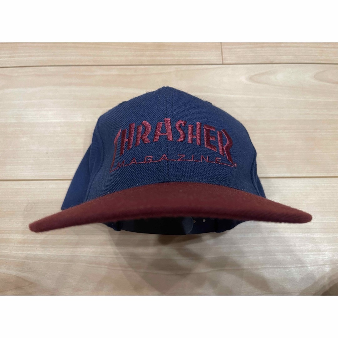 THRASHER(スラッシャー)のthrasher キャップ 紺 エンジ スラッシャー メンズの帽子(キャップ)の商品写真