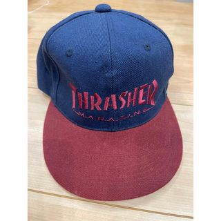 thrasher キャップ 紺 エンジ スラッシャー