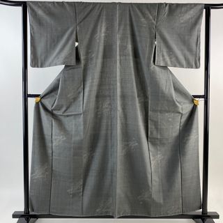 結城紬 身丈160cm 裄丈63cm 正絹 美品 逸品 【中古】(着物)