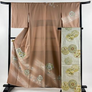 訪問着 身丈158.5cm 裄丈63.5cm 正絹 美品 秀品 【中古】(着物)