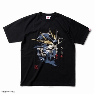 BANDAI - STRICT-G JAPAN『機動戦士ガンダム 逆襲のシャア』Tシャツ 筆絵風ν