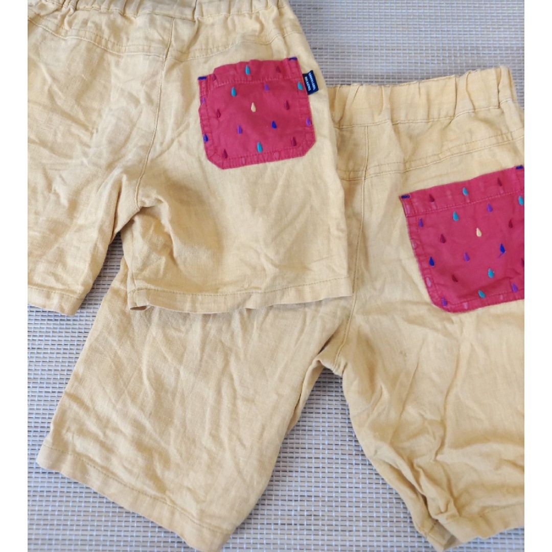 UNITED ARROWS(ユナイテッドアローズ)の半ズボン　ズボン　 お揃い　ペア　125　95 キッズ/ベビー/マタニティのキッズ服男の子用(90cm~)(パンツ/スパッツ)の商品写真