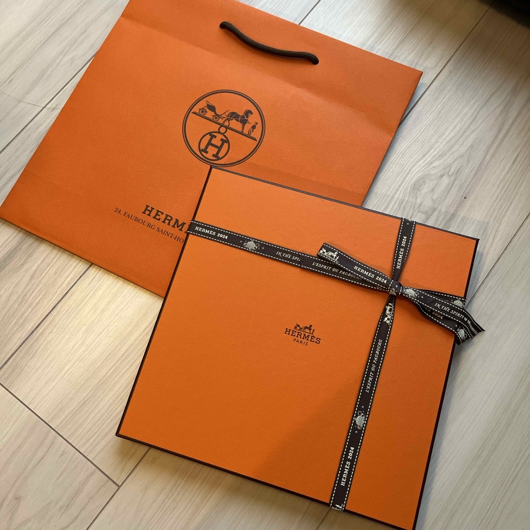 Hermes(エルメス)のエルメス美品オレンジボックス レディースのバッグ(ショップ袋)の商品写真