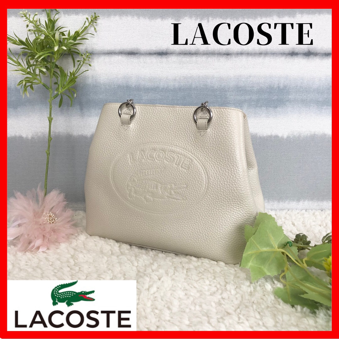 LACOSTE(ラコステ)の【LACOSTE】ラコステ　CROCO CREW 2WAY ショルダーバッグ レディースのバッグ(ショルダーバッグ)の商品写真
