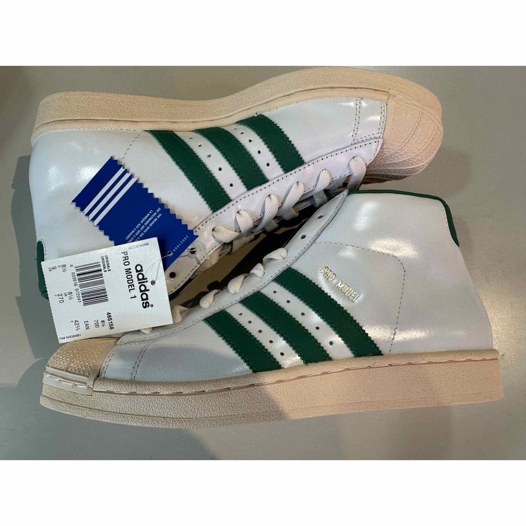 adidas(アディダス)の2006 adidas プロモデル VIN 白×緑 US9 新品 メンズの靴/シューズ(スニーカー)の商品写真