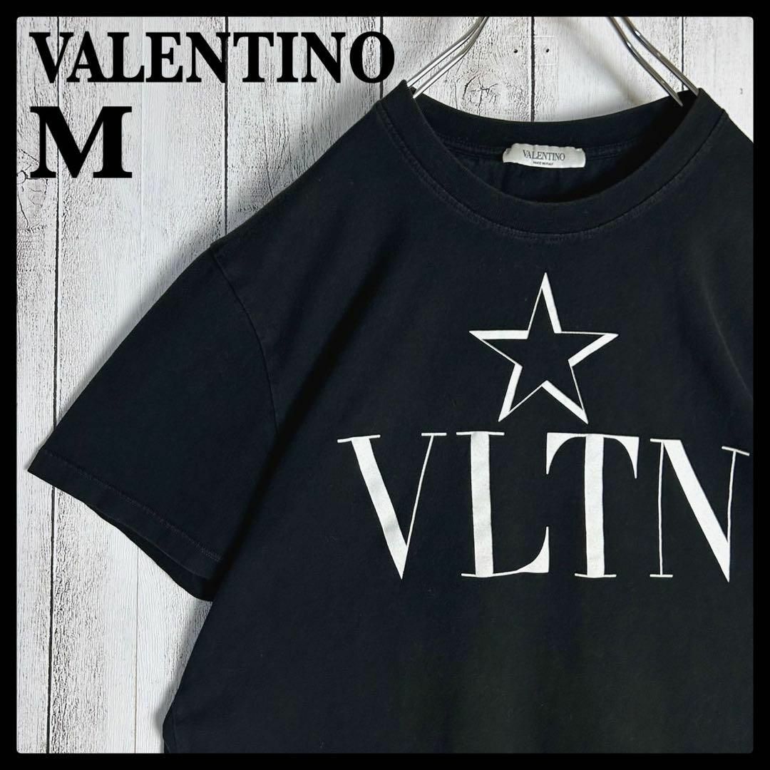 VALENTINO(ヴァレンティノ)の【希少モデル】ヴァレンティノ☆ビッグロゴ入りTシャツ VLTN スター 星 メンズのトップス(Tシャツ/カットソー(半袖/袖なし))の商品写真