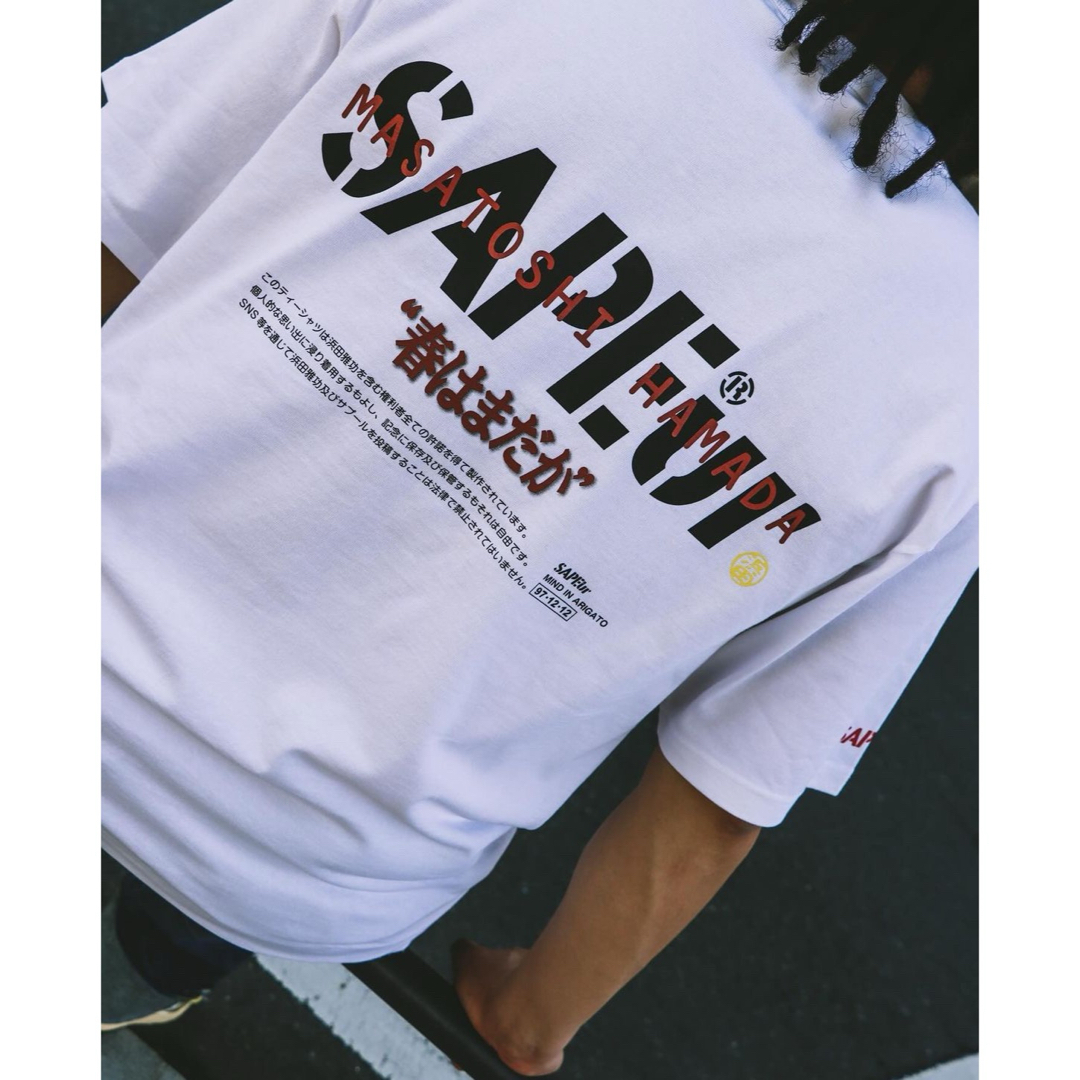 SAPEur MASATOSHI HAMADA サプール 浜田 春はまだか L メンズのトップス(Tシャツ/カットソー(半袖/袖なし))の商品写真