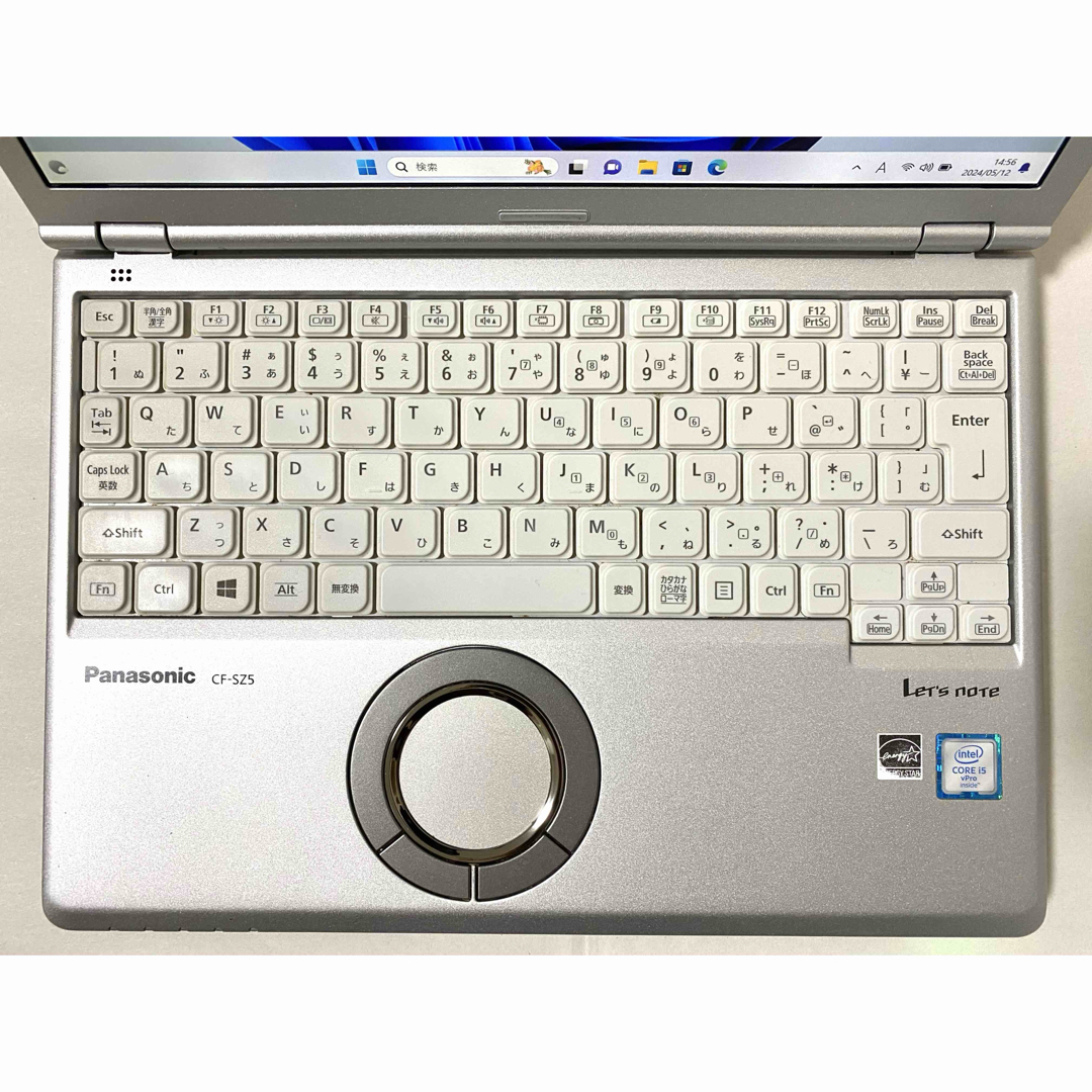 Panasonic(パナソニック)のOffice付‼️　Let's Note　CF-SZ5PDYVS　ノートパソコン スマホ/家電/カメラのPC/タブレット(ノートPC)の商品写真