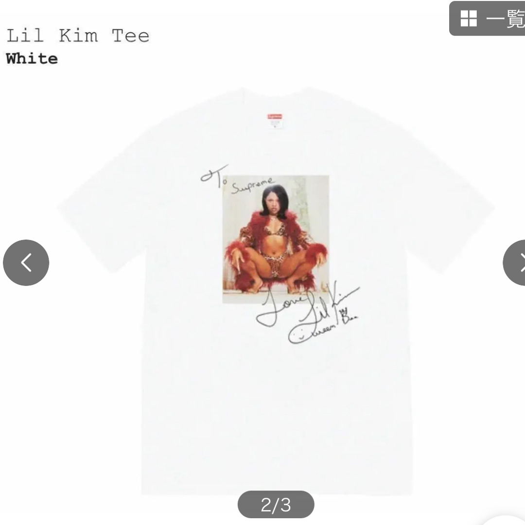 Supreme(シュプリーム)のsupreme lil kim  メンズのトップス(Tシャツ/カットソー(半袖/袖なし))の商品写真