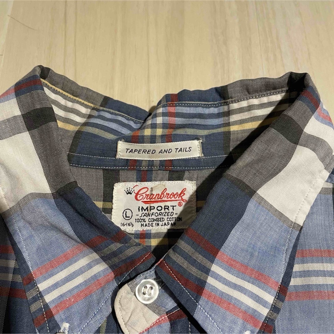 70s SANFORIZED ヴィンテージ　ビンテージ　半袖シャツ メンズのトップス(シャツ)の商品写真