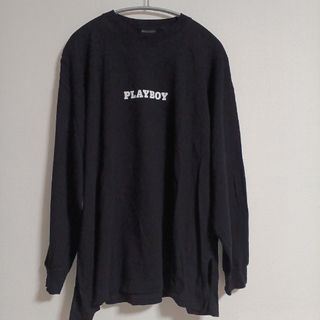 プレイボーイ(PLAYBOY)の【即日発送】美品。プレイボーイ バックプリント L/Sカットソー(Tシャツ/カットソー(七分/長袖))