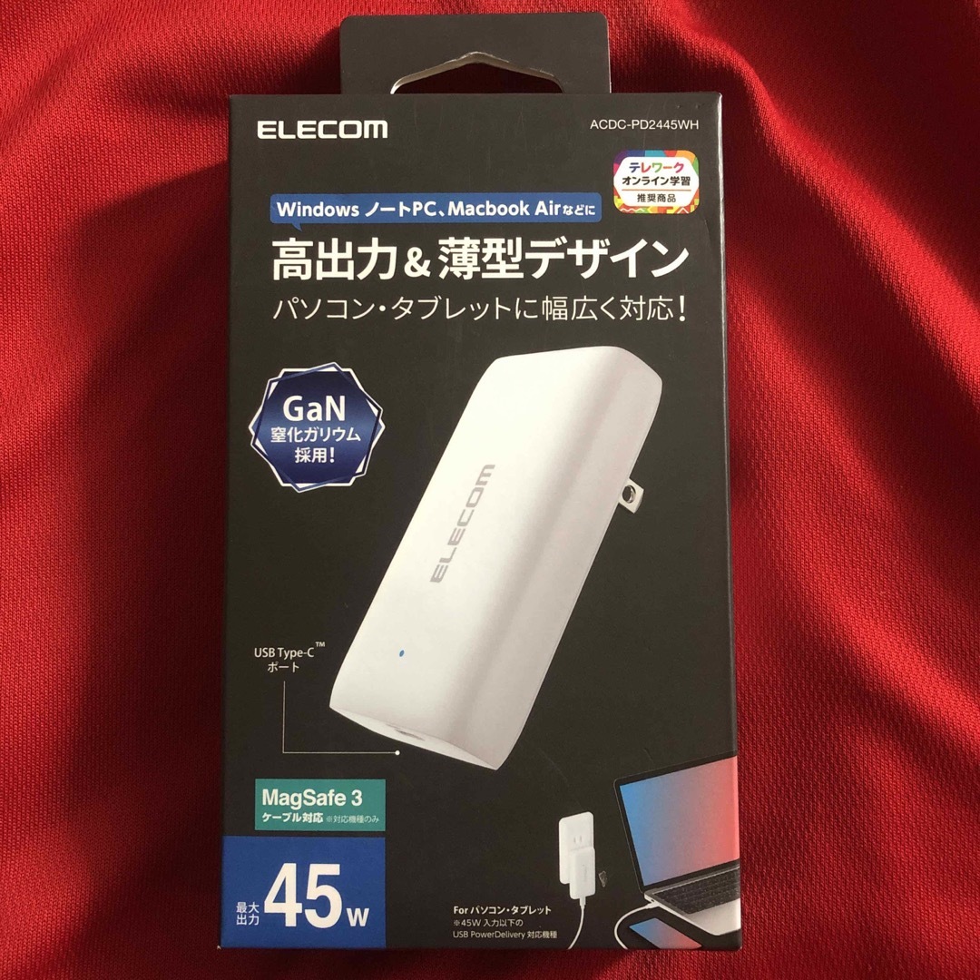 ELECOM(エレコム)の便利薄型ノートPC、スマホ、タブレット用ACアダプター　定価¥8,338(税込) メンズのメンズ その他(その他)の商品写真