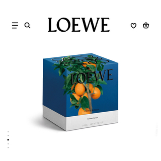 LOEWE - ロエベ キャンドル オレンジ ブロッサム Ｓ　新品