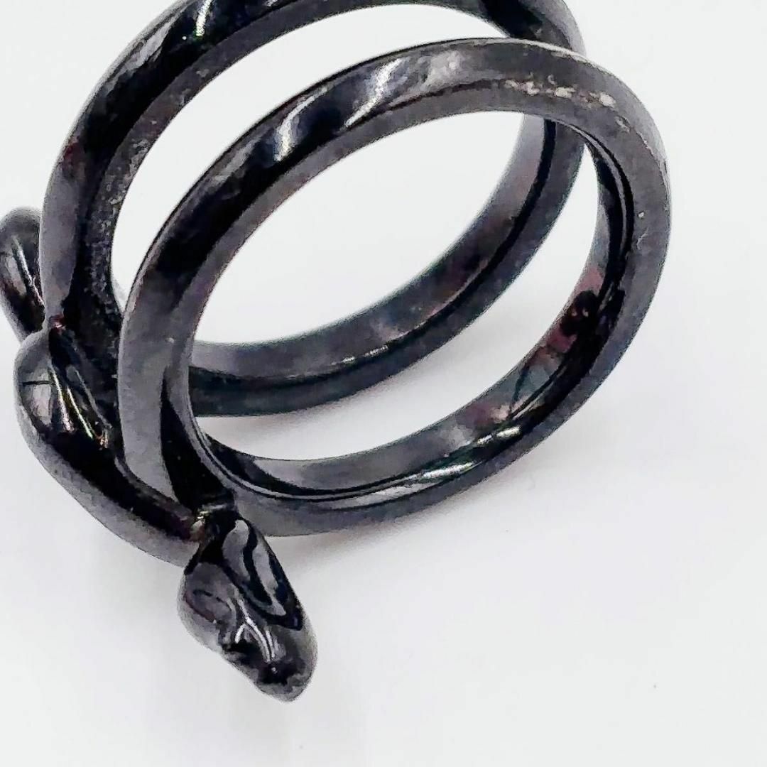 PUERTA DEL SOL(プエルタデルソル)のプエルタデルソル　IPコーティング　リング　R472BK ダイヤ メンズのアクセサリー(リング(指輪))の商品写真