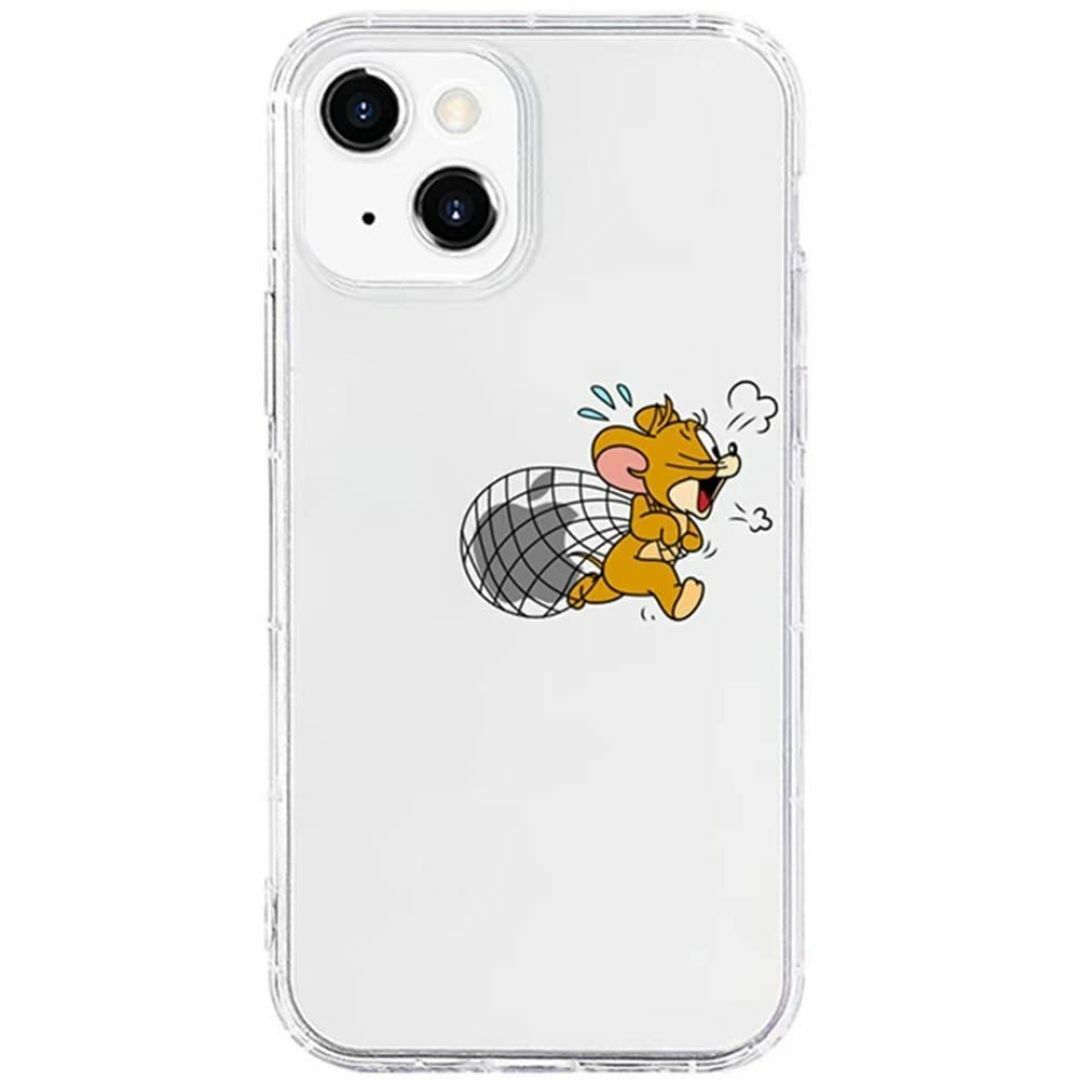 【色:JERRY_サイズ:iPhone12Pro用(6.1インチ)】トムとジェリ スマホ/家電/カメラのスマホアクセサリー(その他)の商品写真